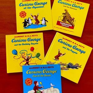 Curious George Books - Lot of 5